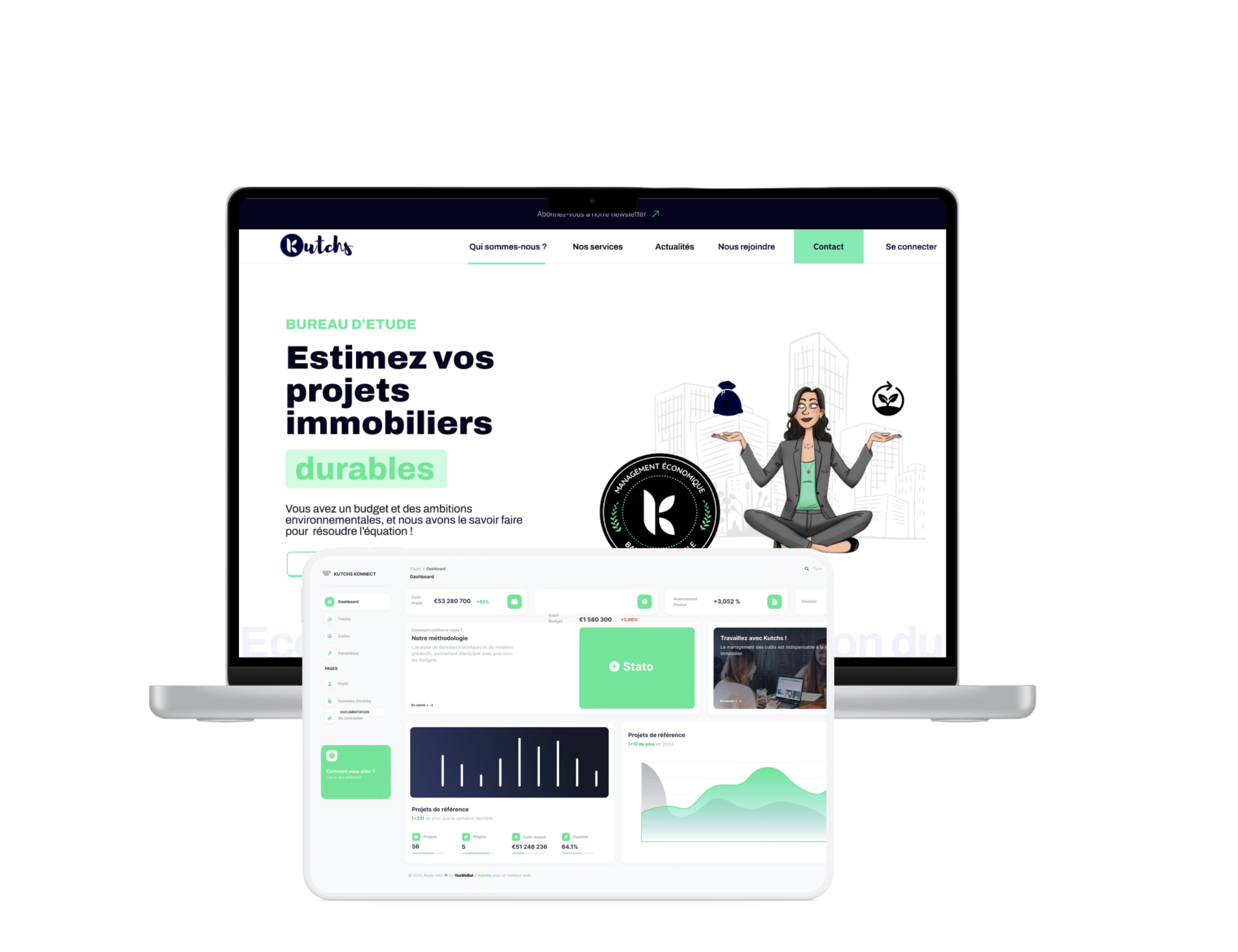 Kutchs, plateforme d'estimation de projets immobiliers durables